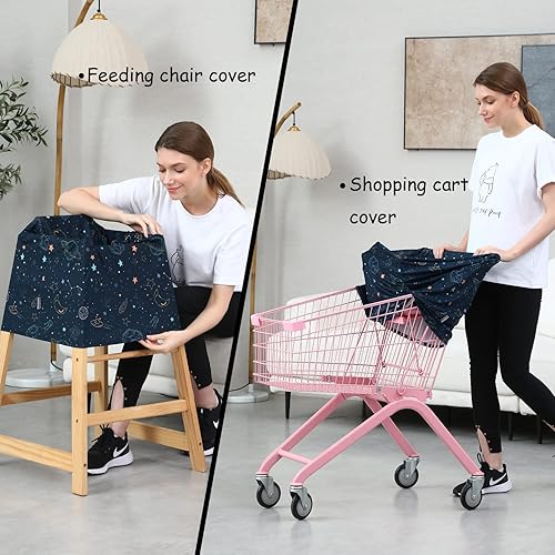 Miniatura 7 de Fundas de asiento de automóvil para bebés  Funda multiusos para lactancia, toldo para asiento de automóvil, cubiertas para cochecito de bebé para