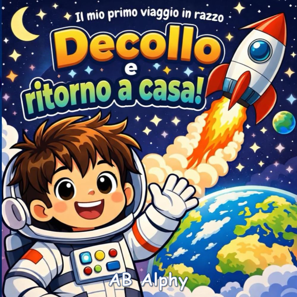 Il mio primo viaggio in razzo: Decollo e ritorno a casa!: Una divertente avventura spaziale per piccoli astronauti