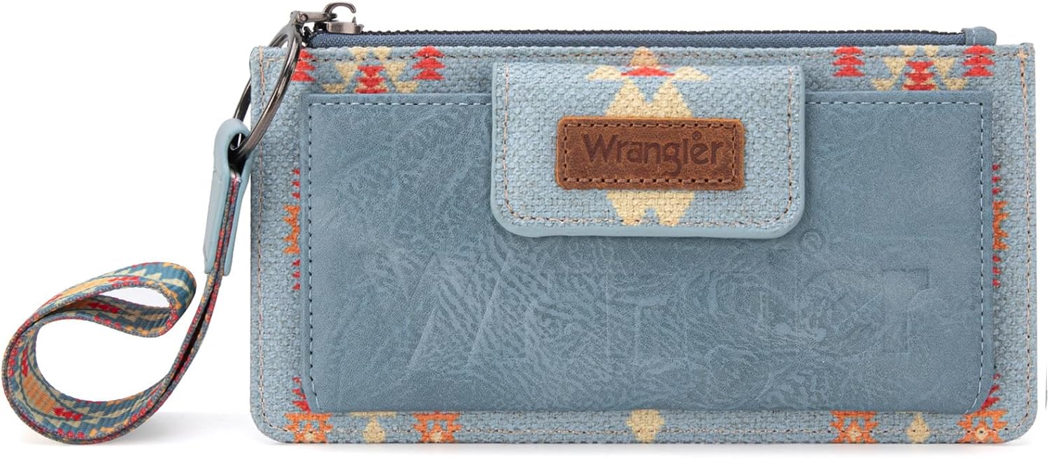 Wrangler Wristlet Wallets for Women Western Clutch Purse Rfid Wallet Womens - Image 4