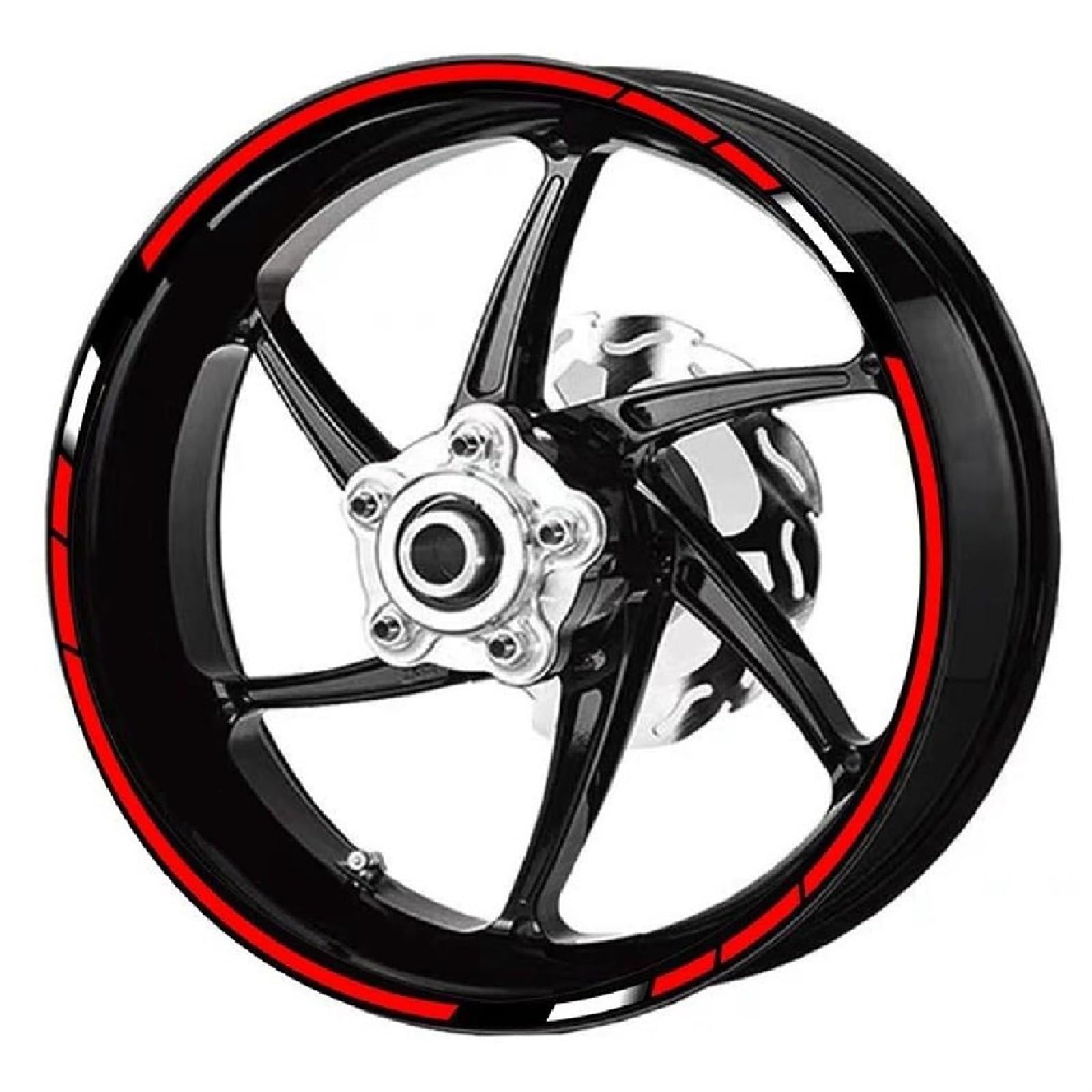 Motorcycle Rim Decal Reflective Wheel Sticker for HRC CBR1000RR CBR600RR CBR500R CBR300R CBR250R CBR650R(Style 1)