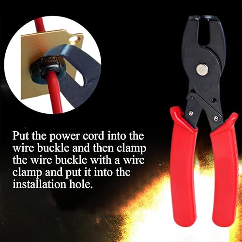 Miniatura 5 de Jutagoss 100 unids ronda alivio de tensión buje cable eléctrico de protección hebilla 5P-4 cable redondo alivio de tensión arbusto ojal