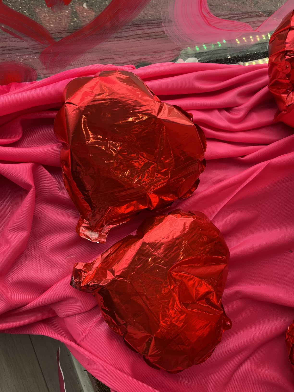 50 Pcs Red Heart Balloons, Red Love Heart Balloons Valentines, 10 Inch ...
