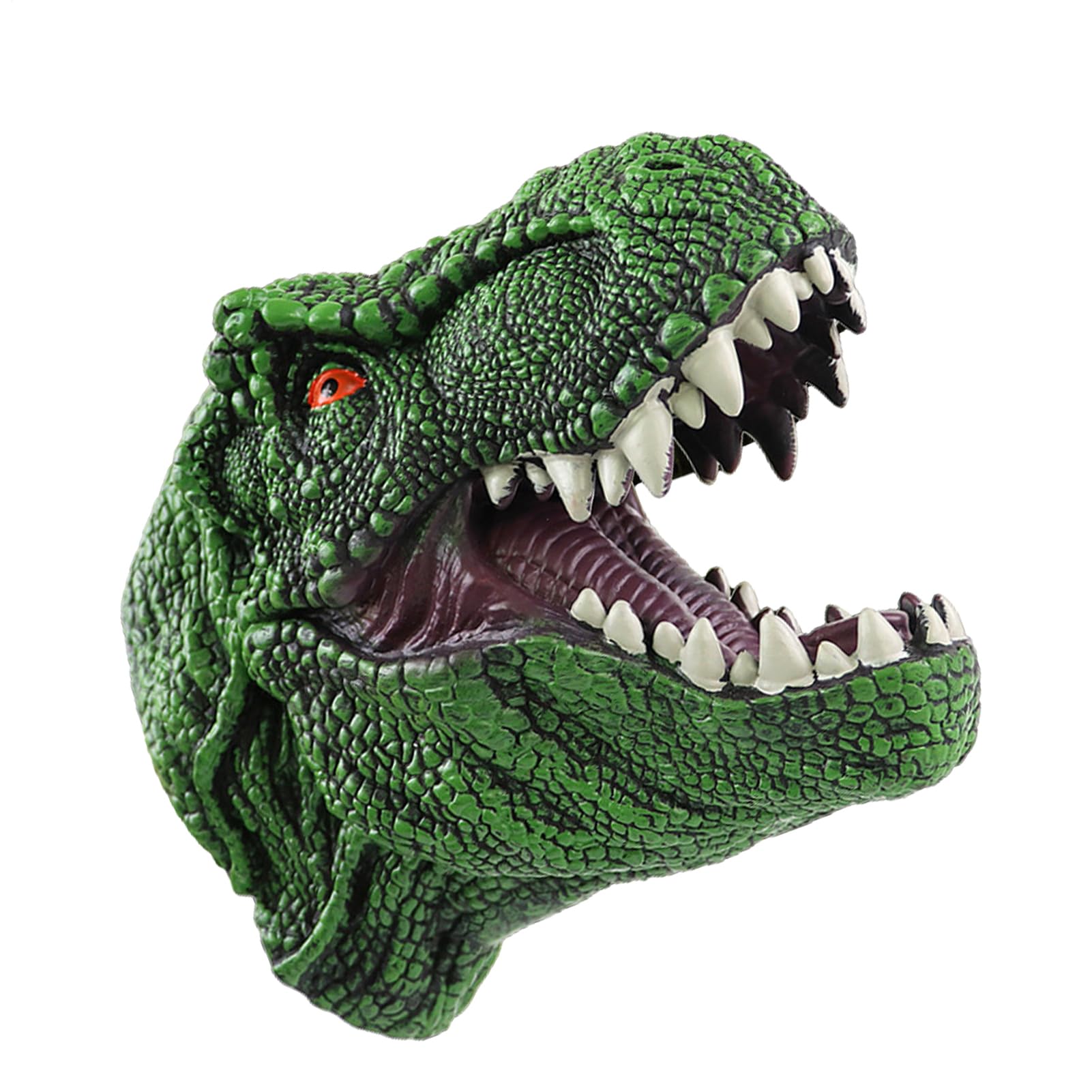 Dinosaur Puppet - Dinosaur Figures Set, Dinosaur Hand Puppets, Flexible Rubber Puppets, Soft Rubber T Rex Dinosaur Toys