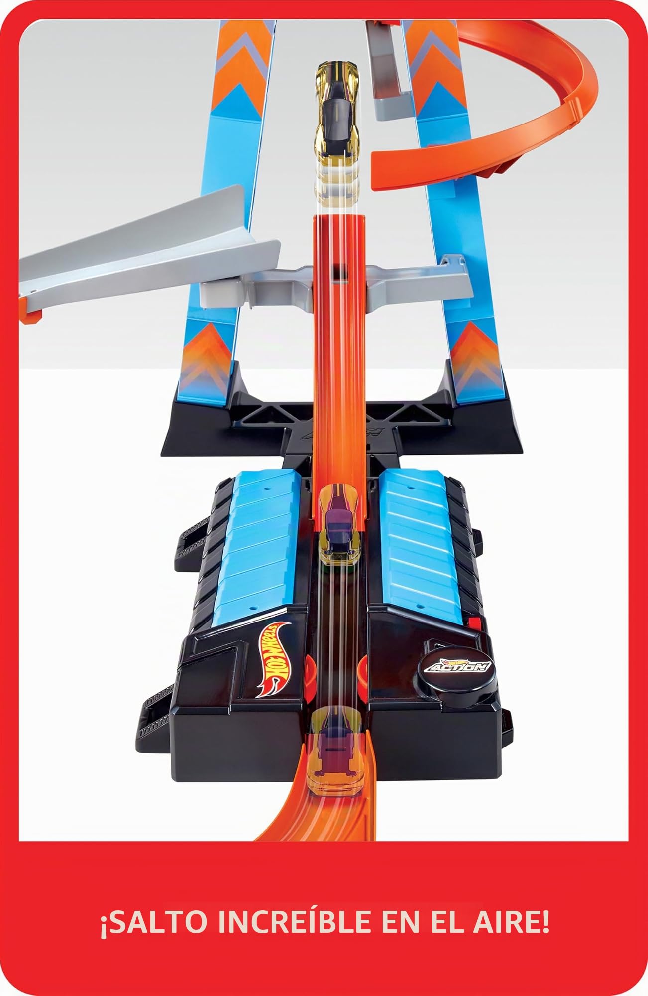 Hot Wheels Pista y Garaje para Coches de Juguetes, Regalo para Niños y Niñas mayores de 5 Años (Mattel GJM76), Embalaje estándar