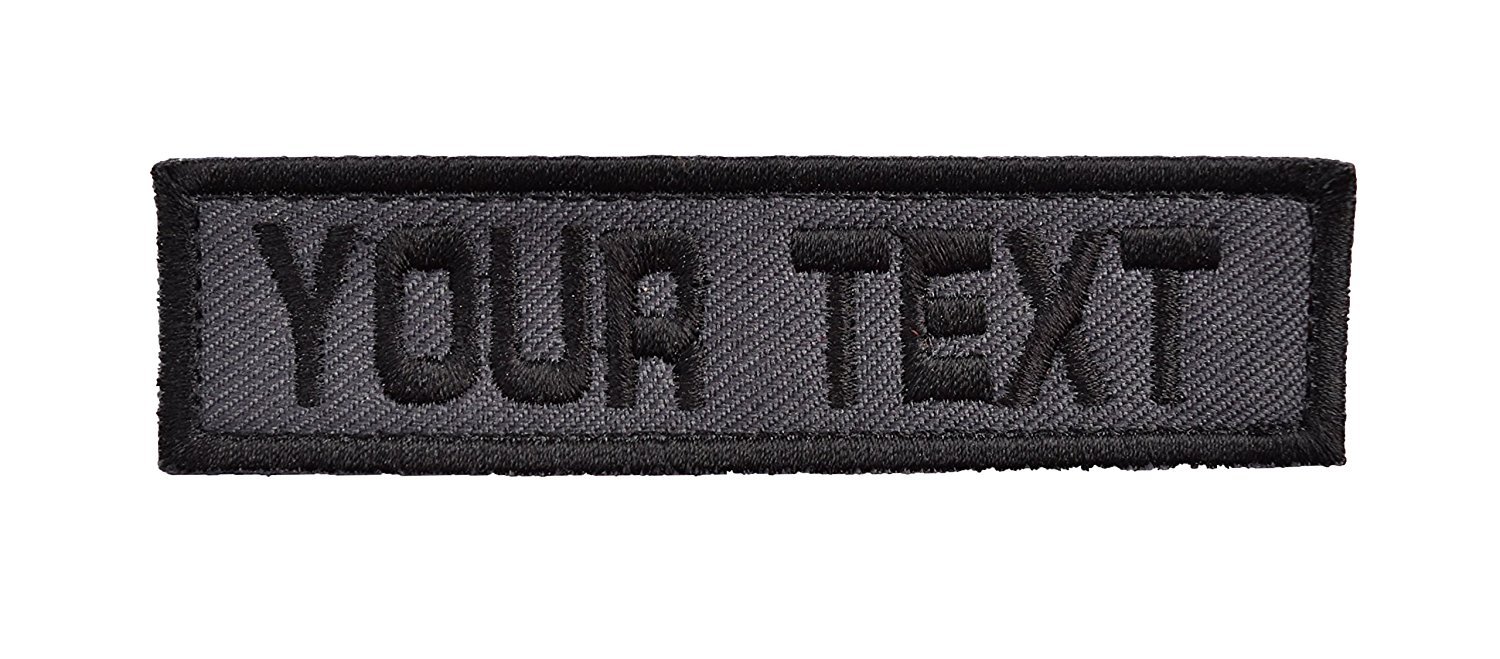 Amazon.com: Masterpatch Customizable Text 1x3 Patch w/Hook Fastener ...