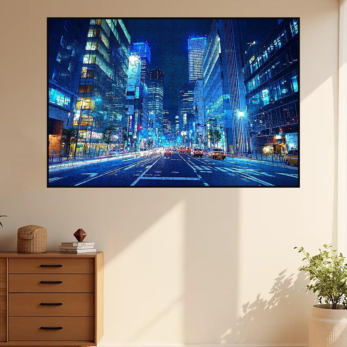 Puzzle 3000 Pezzi Citta, Puzzle Adulti Edificio, Puzzles in Legno con Squisita Scatola di Imballaggio, Classici Puzzles Educativi per Adulti eTutta La Famiglie, Come Regalo Uomo, Decor Casa -3015