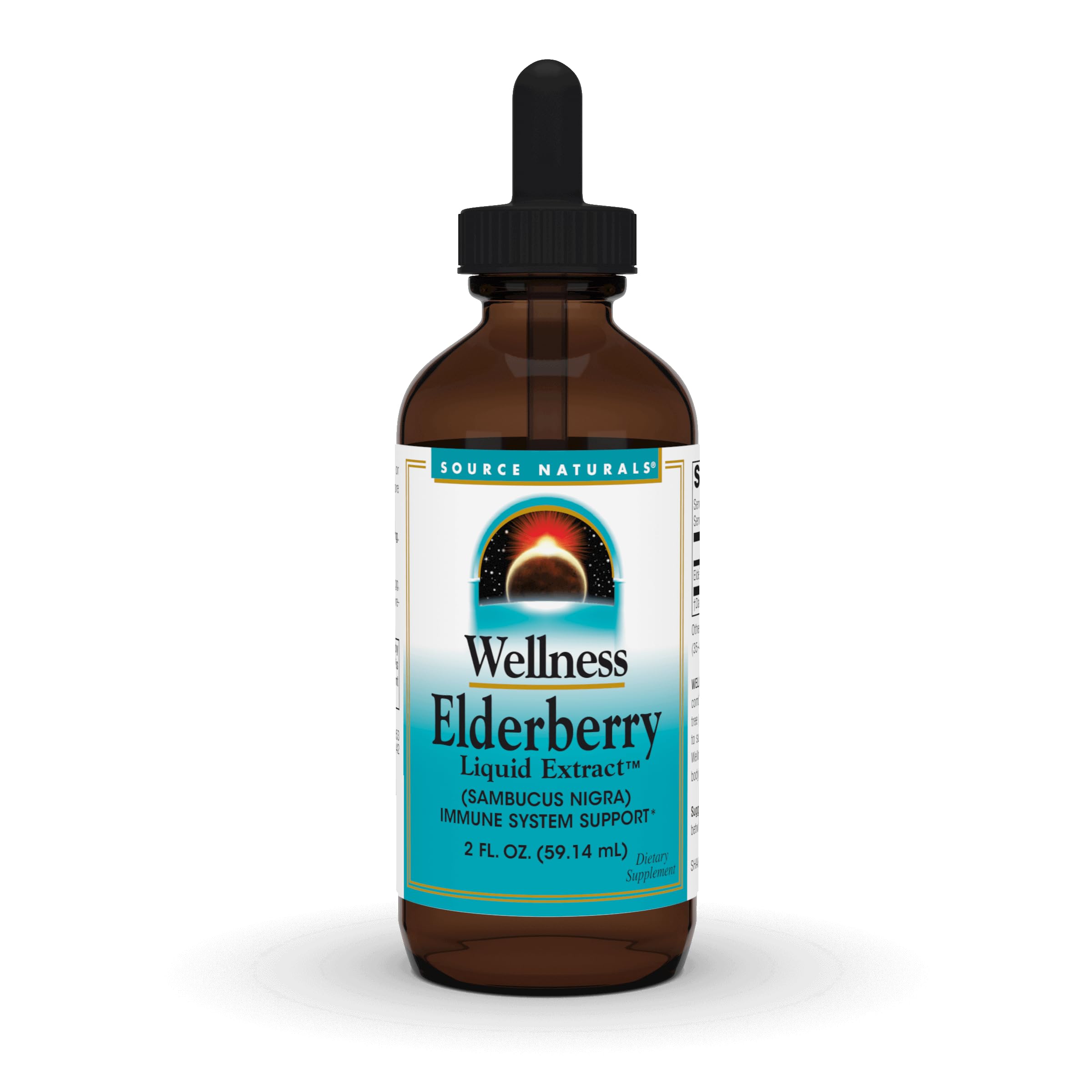 Source Naturals Wellness Elderberry Extract, 2 OZ - Immune System Support*
