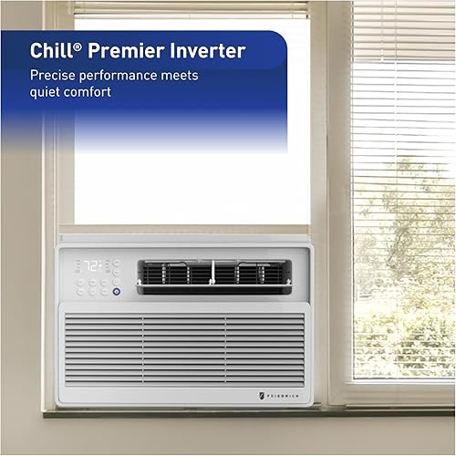 Miniatura 5 de Friedrich CCV12A10A - Aire acondicionado inteligente para ventana de 12000 BTU Chill Premier Inverter Series, 194 CFM, 3 velocidades de