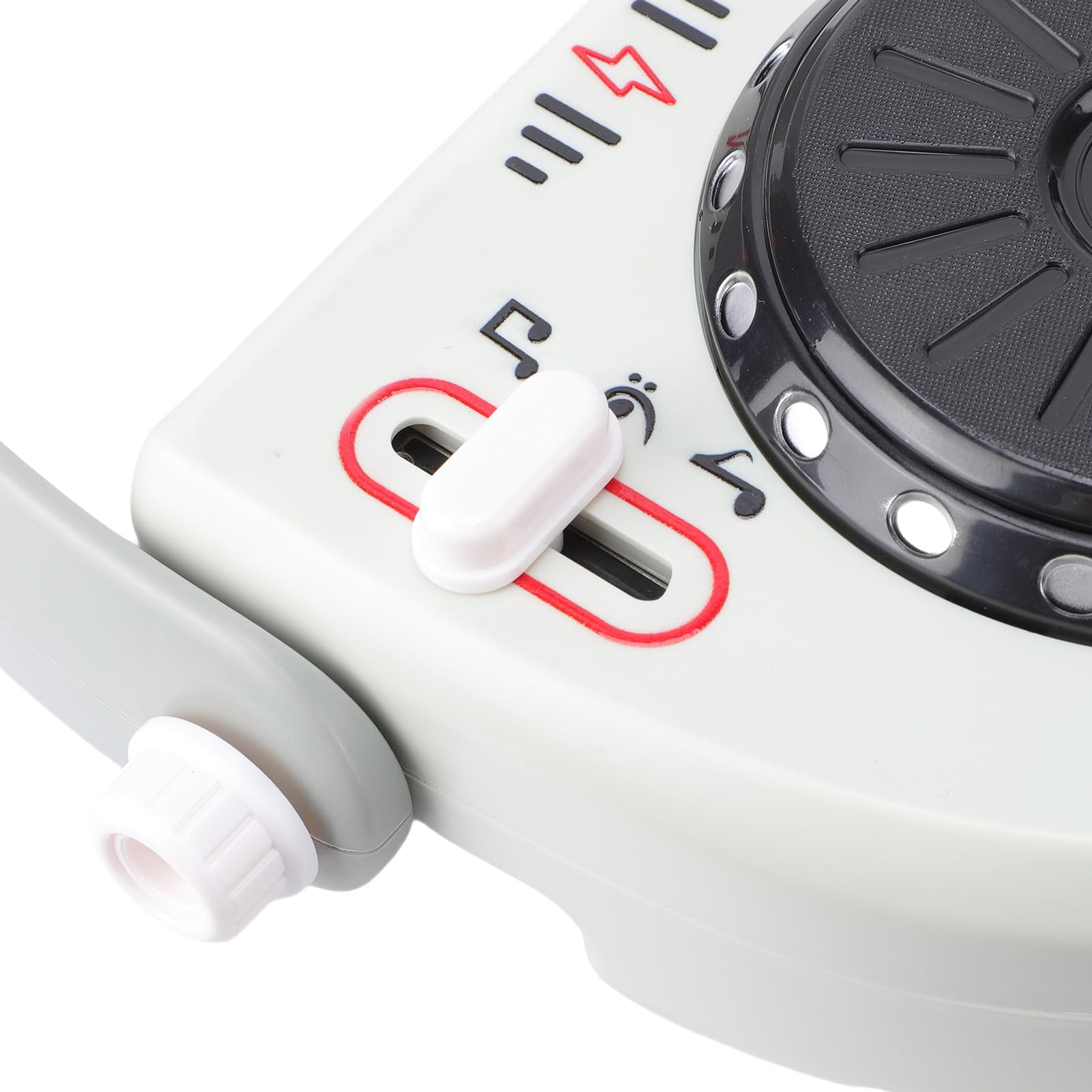 Chitarra Giocattolo per Bambini, Basso Elettronico Bluetooth Senza Corde Pieghevole con Tasti Simili a per L'apprendimento Musicale e il Gioco Creativo (Bianco)