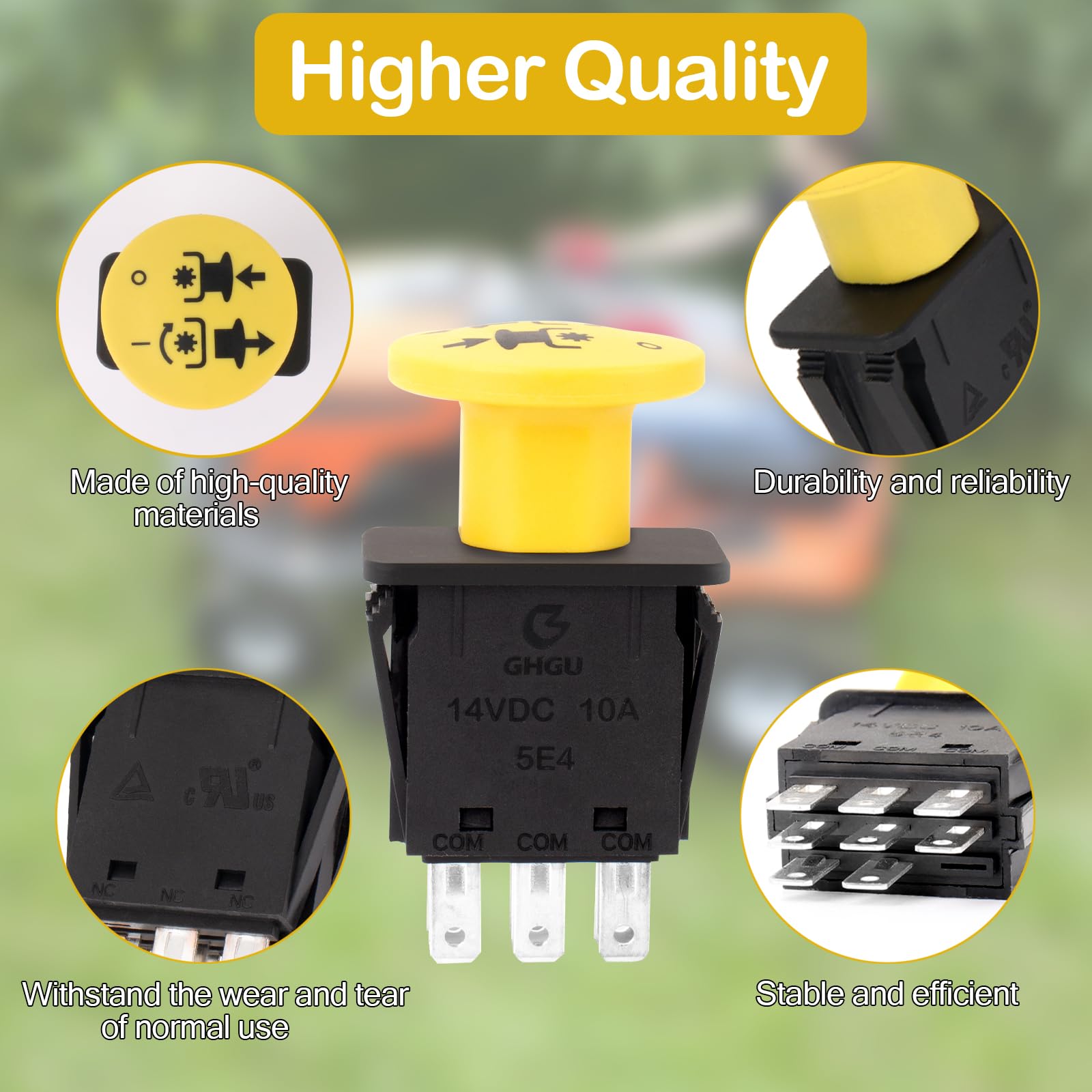 Amazon.com : 1722887SM Lawn Mower Pto Switch for Bad Boy 10 Amp