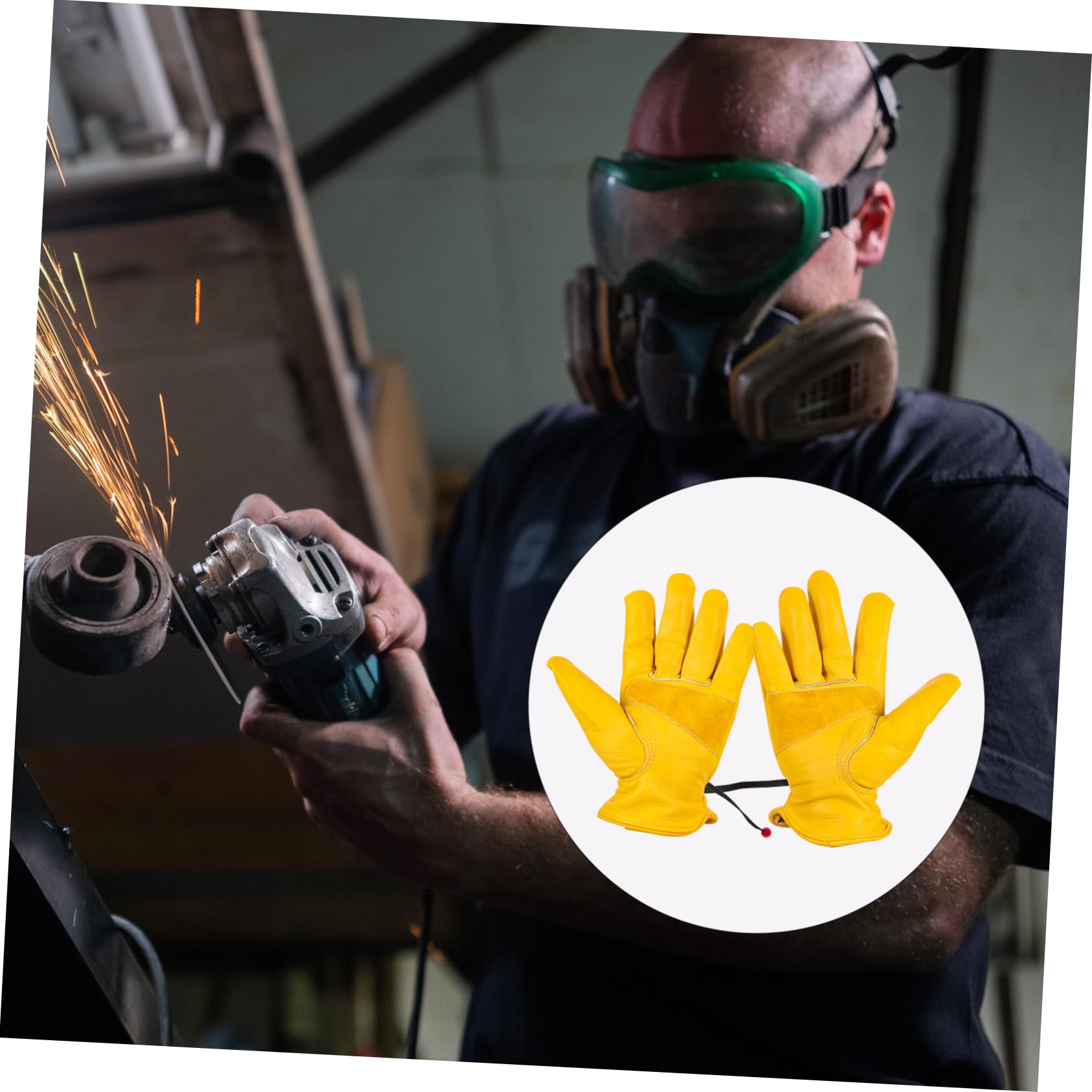 2pares Guantes De Jardinería De De Para Protección Resistente y Para Actividades De Jardinería Plantación y