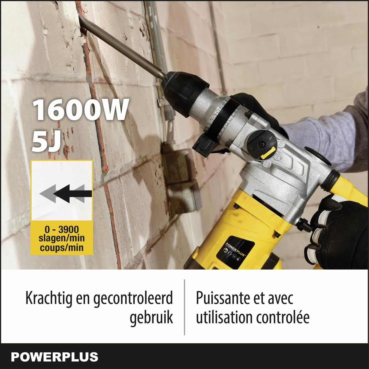PowerPlus POWX1175 - Martillo Percutor 1600W