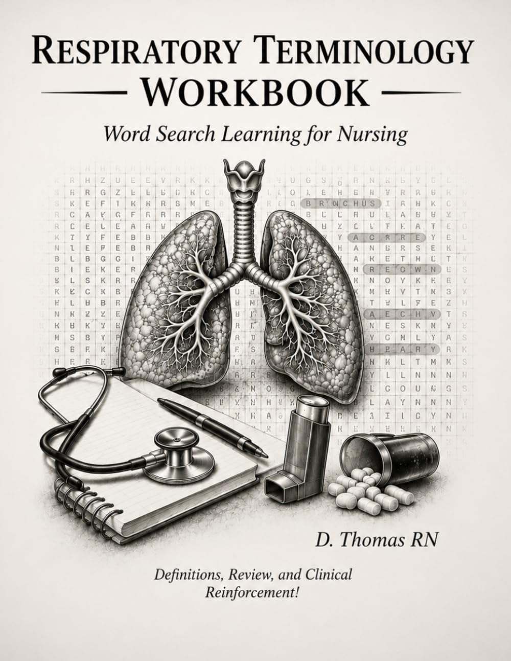 RESPIRATORY TERMINOLOGY WORKBOOK: Word Search Learning for Nursing