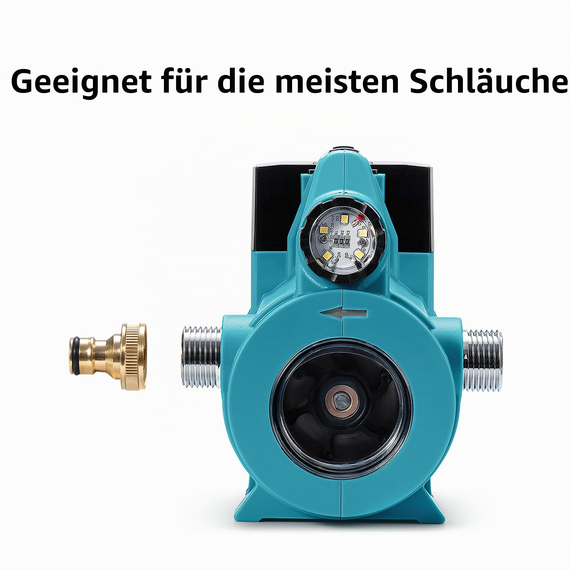 Mellif Wasserpumpe für Makita 18 V Akku, elektrische Gartenpumpe, kabellose tragbare selbstansaugende Pumpe, (nur Werkzeug, keine Batterie)
