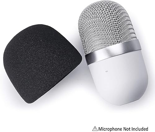 Miniatura 6 de YOUSHARES Razer Seiren Mini Pop Filter - Funda de espuma para parabrisas compatible con Razer Seiren Mini Micrófono de Streaming para bloquear