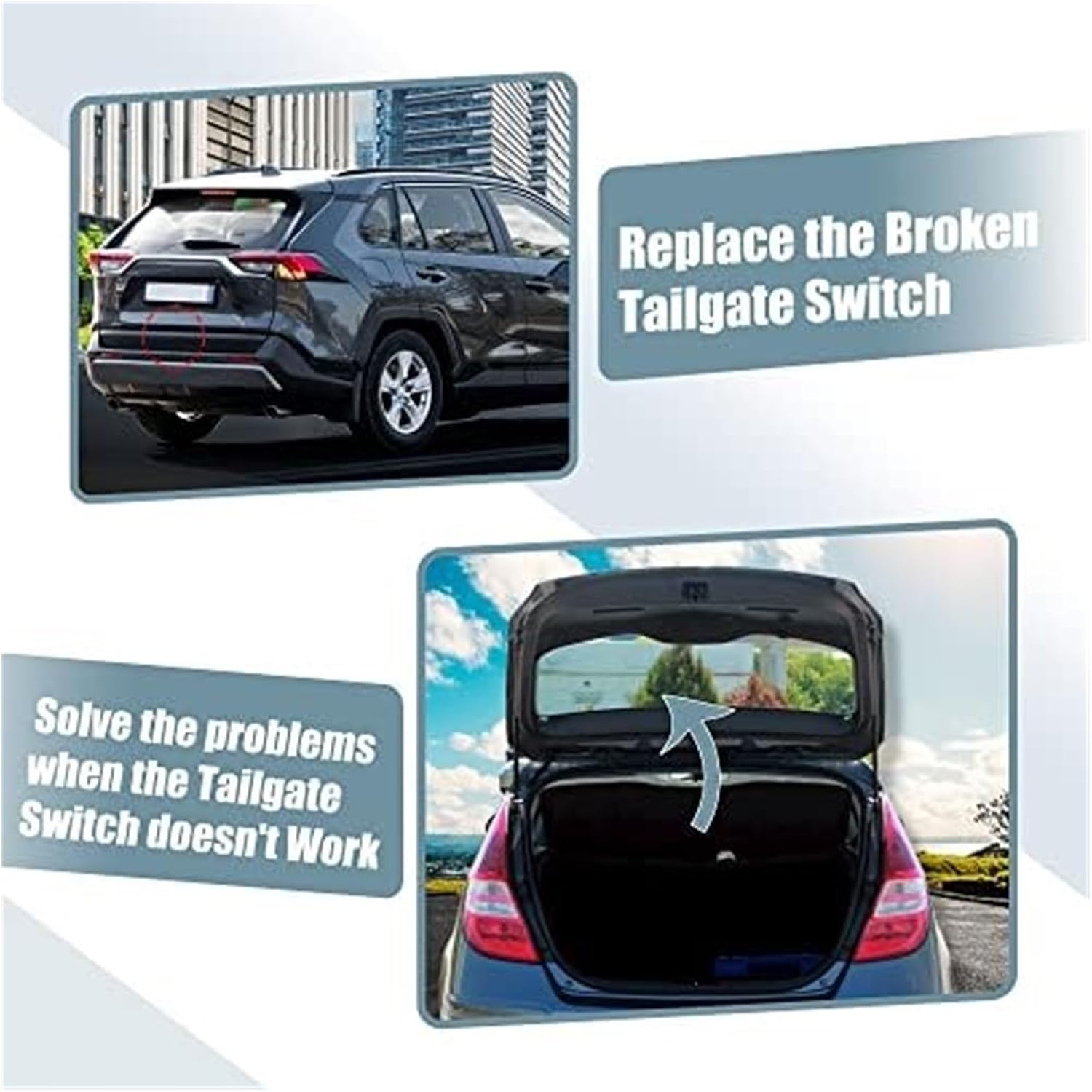 84840-28040 Trunk Tailgate Handle Release Switch Rear Door Hatch Liftgate Latch Button Switch for Lexus Lx570 2008-2011 for Toyota for Rav4 for Scion Car Boot Switch