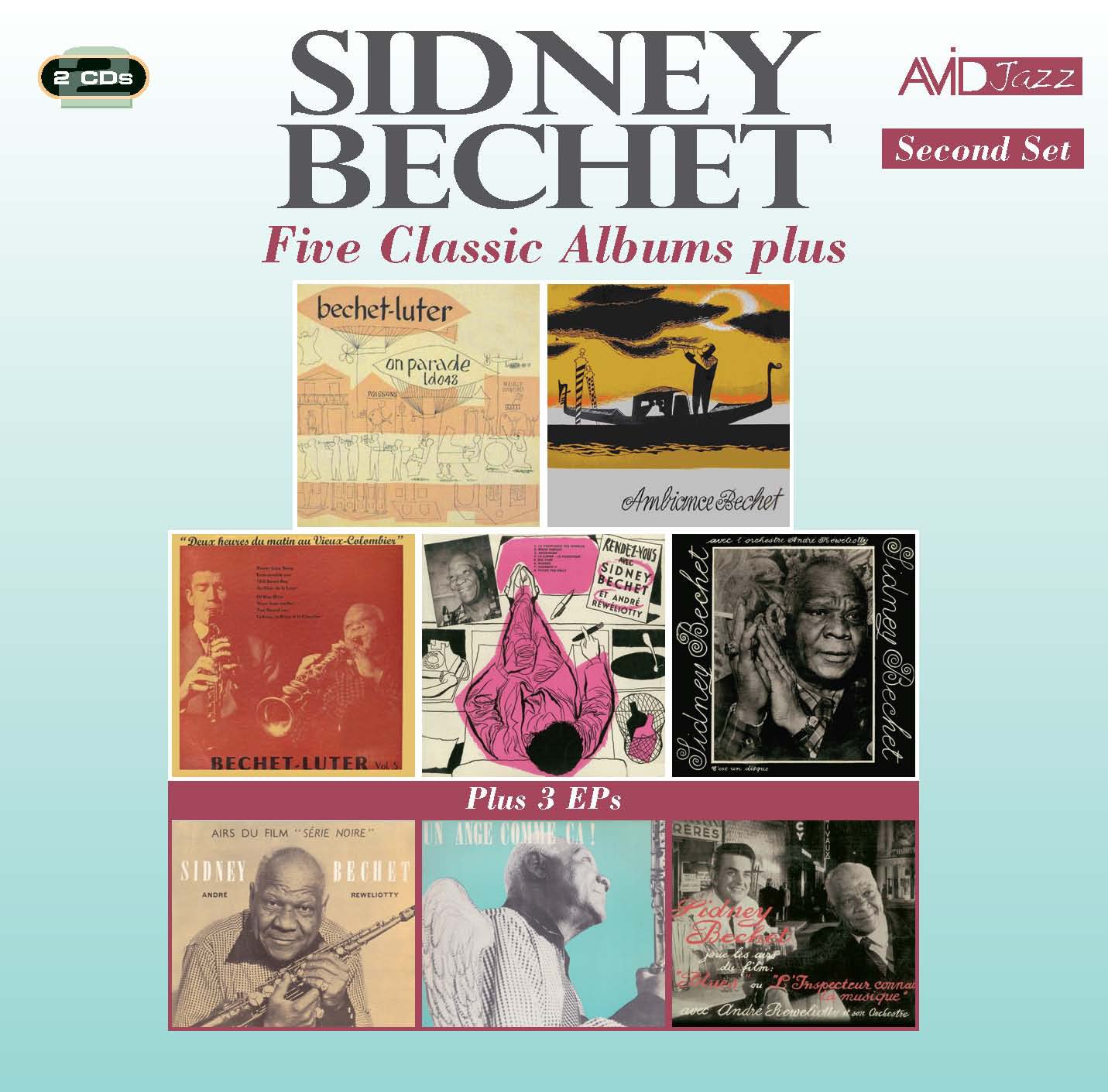 Sidney Bechet Five Classic Albums Plus CD New 5022810327820