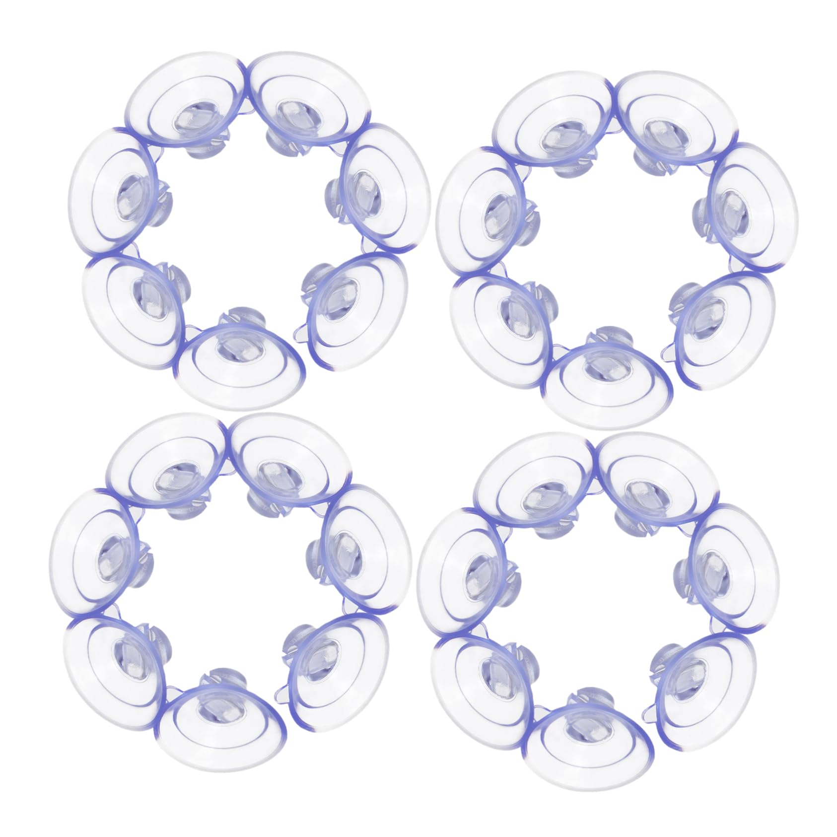 Ciieeo Strong Suction Cup Holders for 30 Pcs Mini Light Holders Cable Management Easy Install for Seasonal Lighting