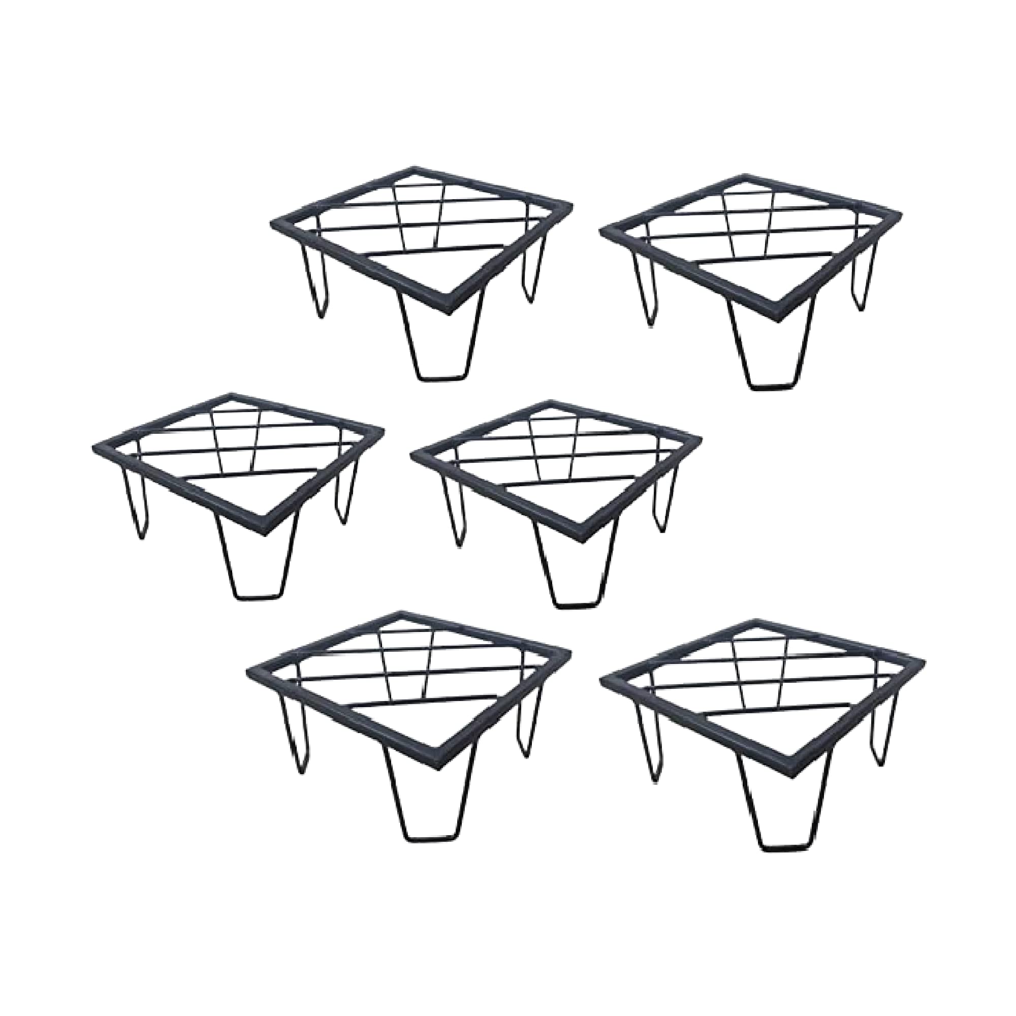 NAYRA Strong Metal Square Shape Stylish four Legs Plant stand For indoor and Outdoor | Black color Flower Pot Holder for home and garden plant stand (Plant Stand -6) (B0BLLXS8T3) Amazon Price History, Amazon Price Tracker