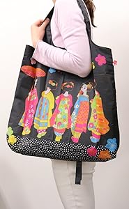 Amazon.co.jp: まつみ工芸 丸三 エコバッグ 舞妓柄 おみやげ袋
