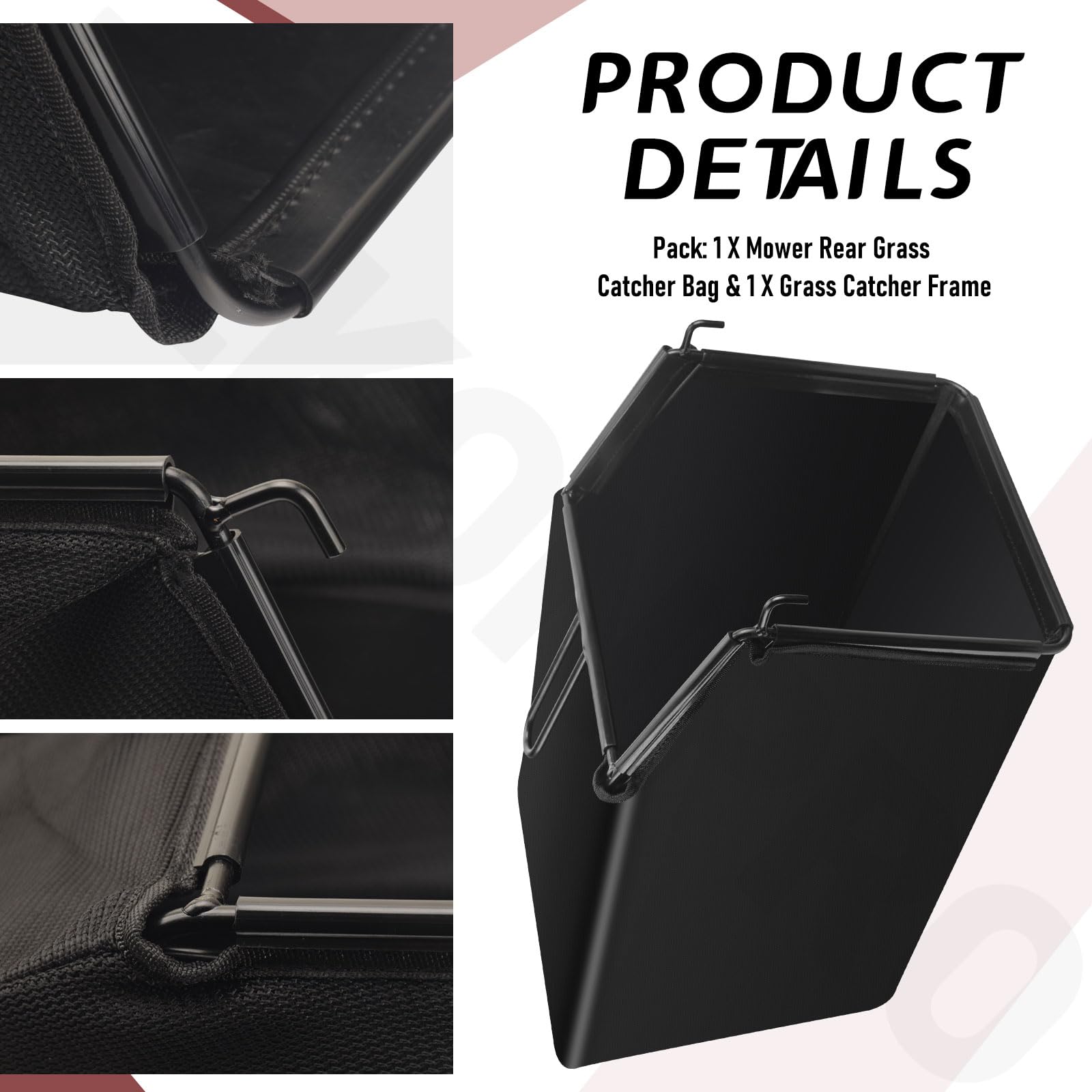 Borsa raccoglierba posteriore per tosaerba con kit telaio per tosaerba Kobalt 40 V KM 2040X-06 2041B-06 Max