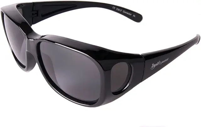 Solglasögon utanpå glasögon för män och kvinnor: Polariserade, storlek medium large