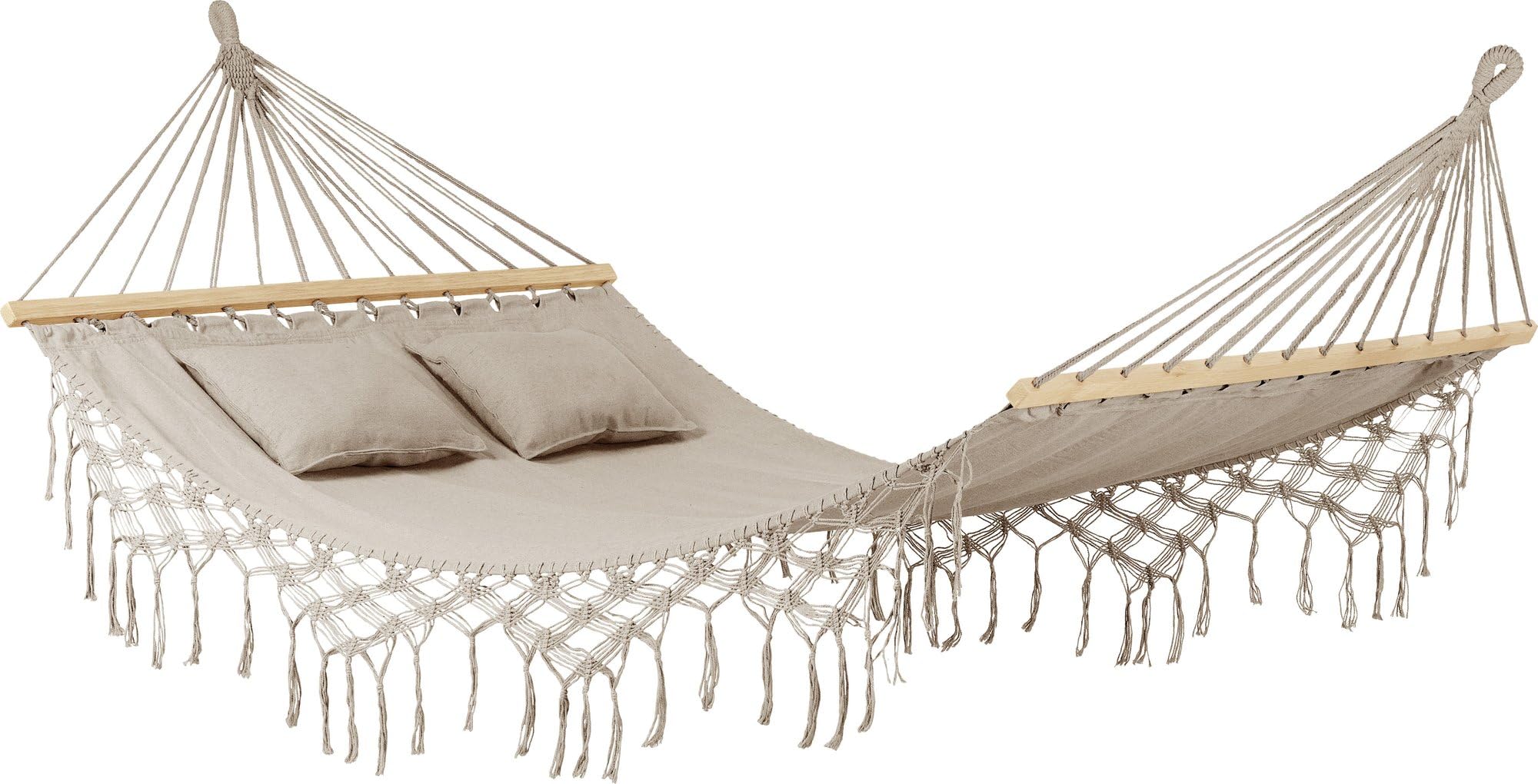 Amaca - 200x150 cm, fino a 220 kg - Amaca Boho per esterno, giardino e balcone