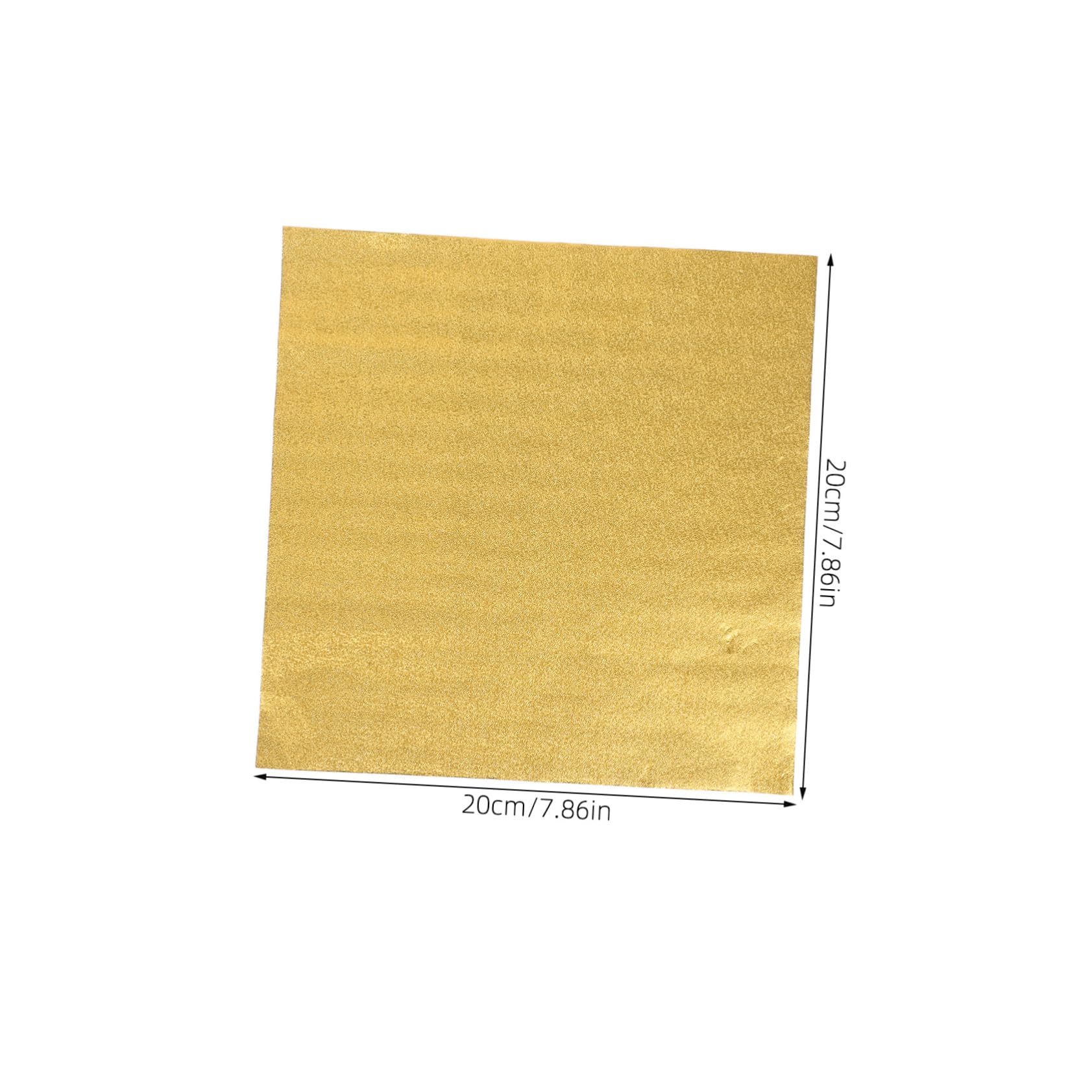YARNOW Papiers d'emballage en Aluminium Or pour Chocolat et Bonbons, 200 Pièces, Matériau Aluminium, Protège de L'humidité, pour Emballage Alimentaire et Occasions Saint-Valentin