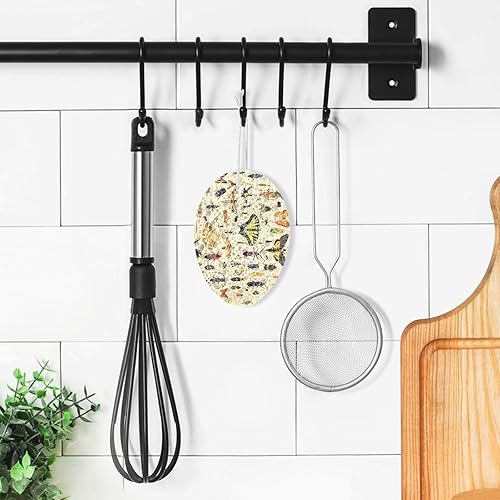Miniatura 5 de Insects Collection Esponjas para lavar platos, esponjas reutilizables de celulosa comprimida para colgar para la limpieza del hogar, paquete de 3