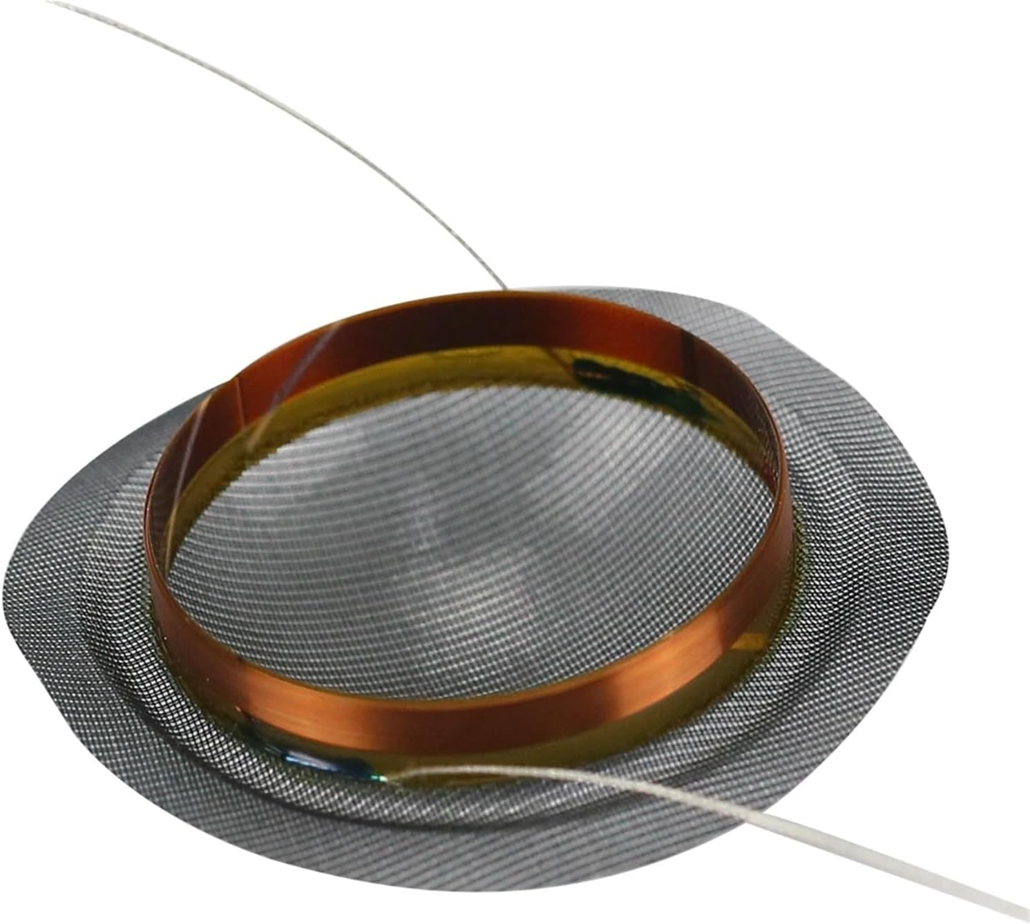 28mm Core Treble Coil Crystal Diaphragm Black Translucent Film Tweeter Speaker Repair 1Pairs