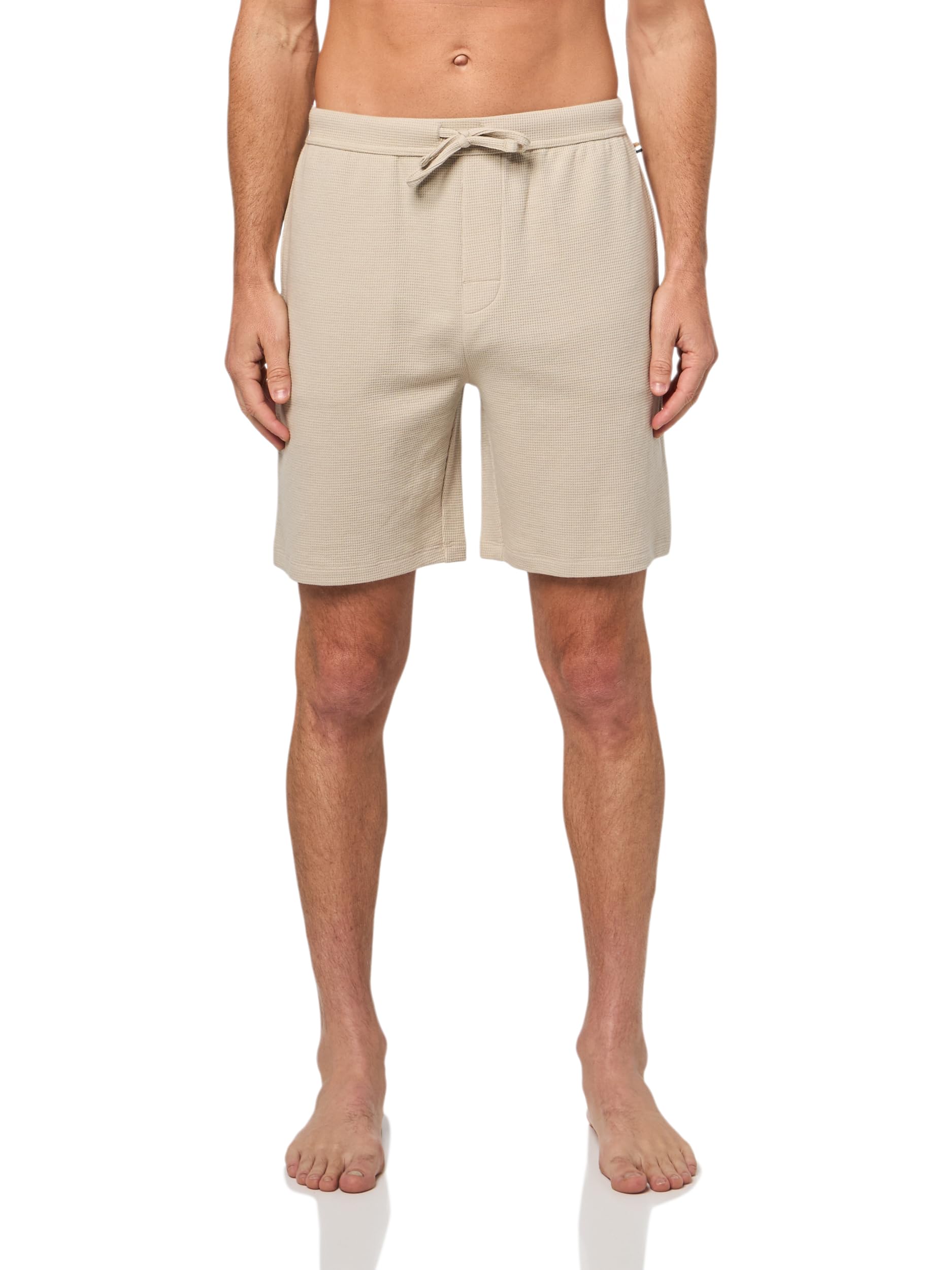 BOSS Men's Waffle Contrast Logo Lounge Shorts