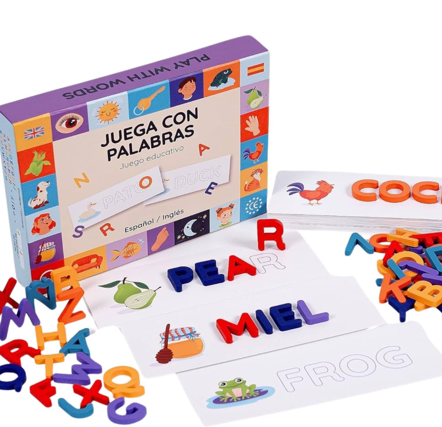 Actividades Montessori Para Niños Juego Educativo Bilingüe