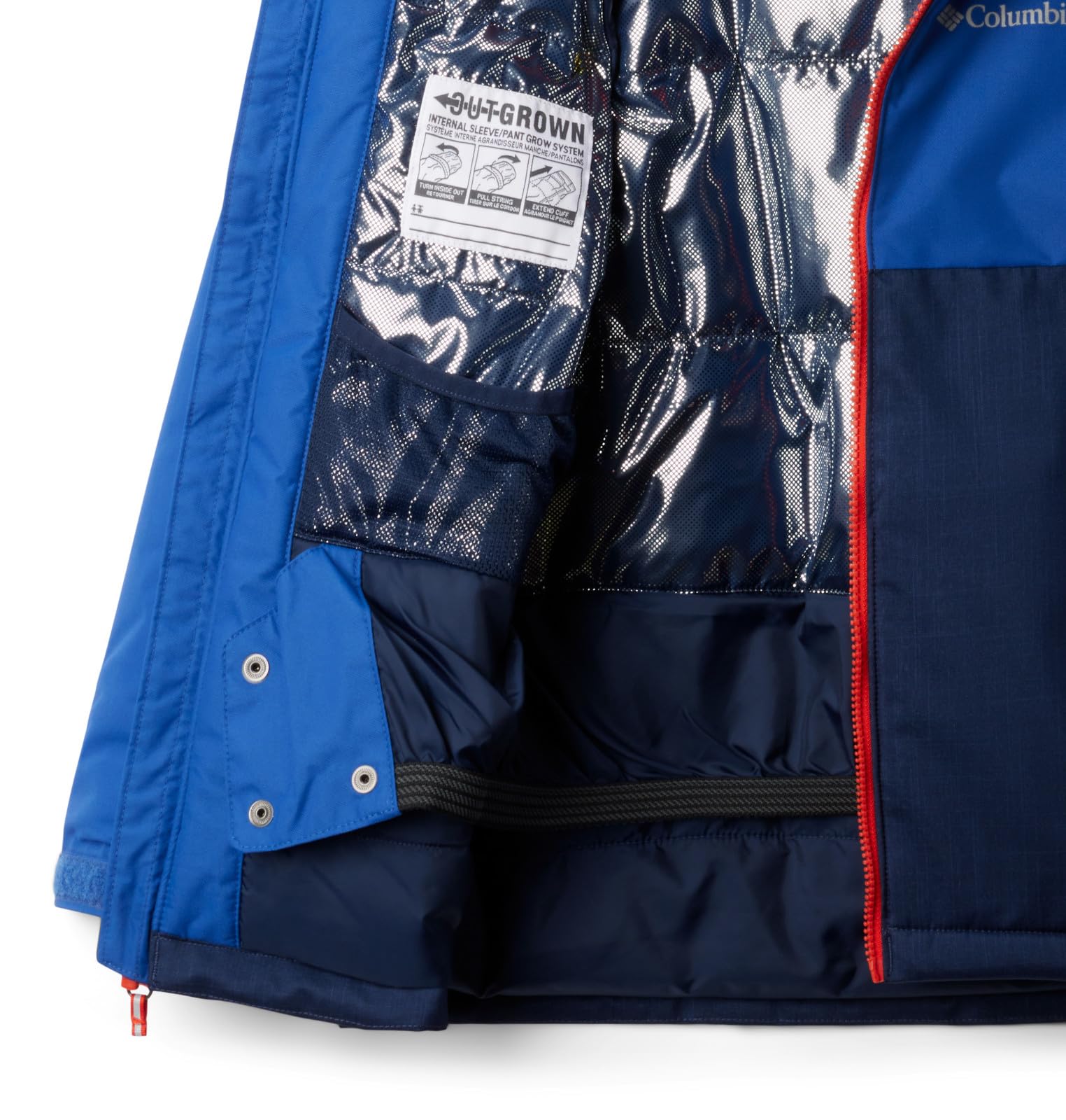 Columbia Youth Boys Alpine Action 3 kurtka, Collegiate Navy Melange/Mountain Blue, 104