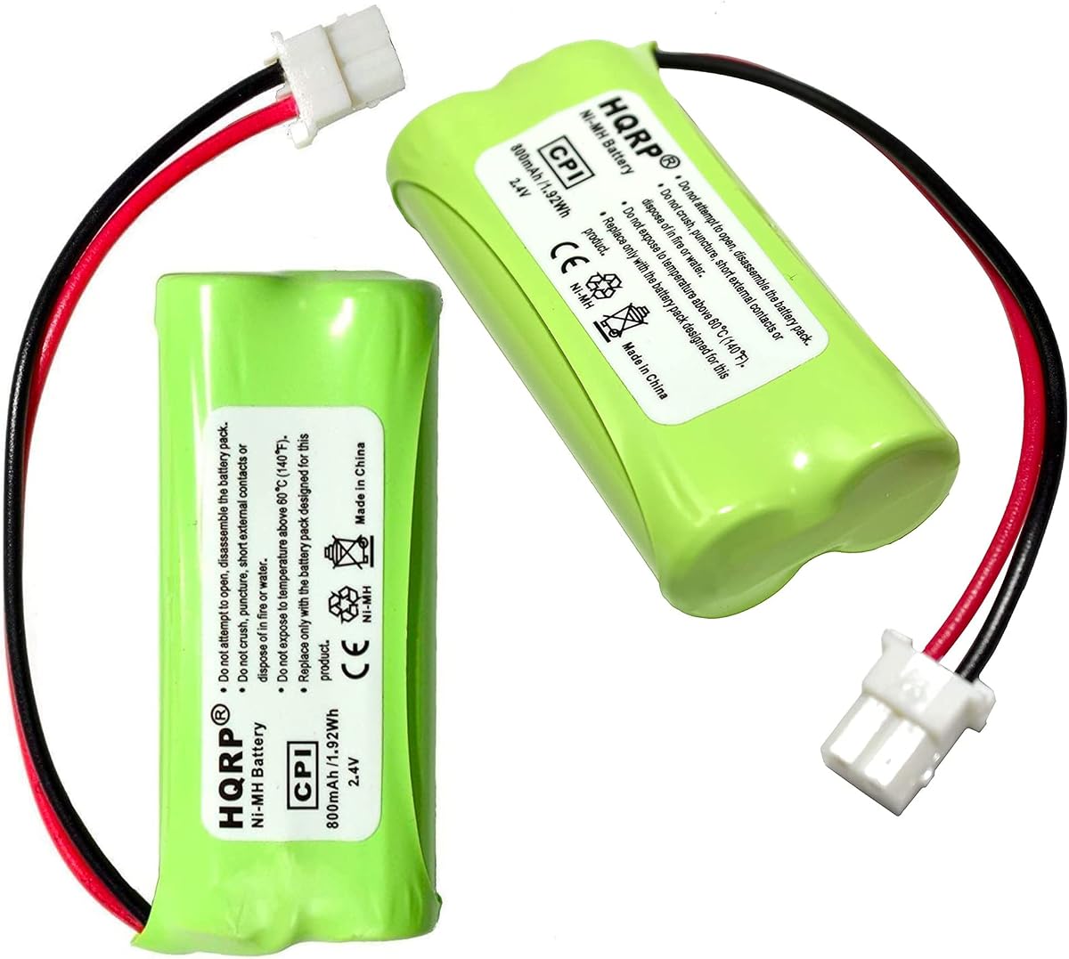 HQRP Batería de teléfono compatible con VTech CS6529-2 CS6649 CS6649-2 CS6719 CS6719-2 DS6501 teléfono inalámbrico