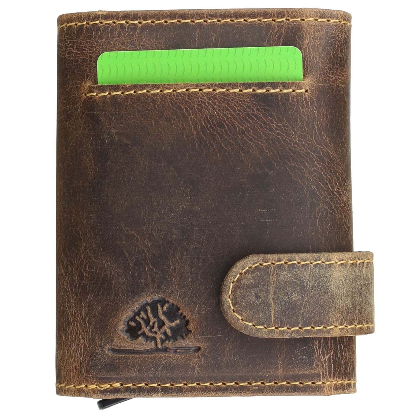 Greenburry Portafoglio Vintage RFID In Pelle 10 Cm - Foto 9