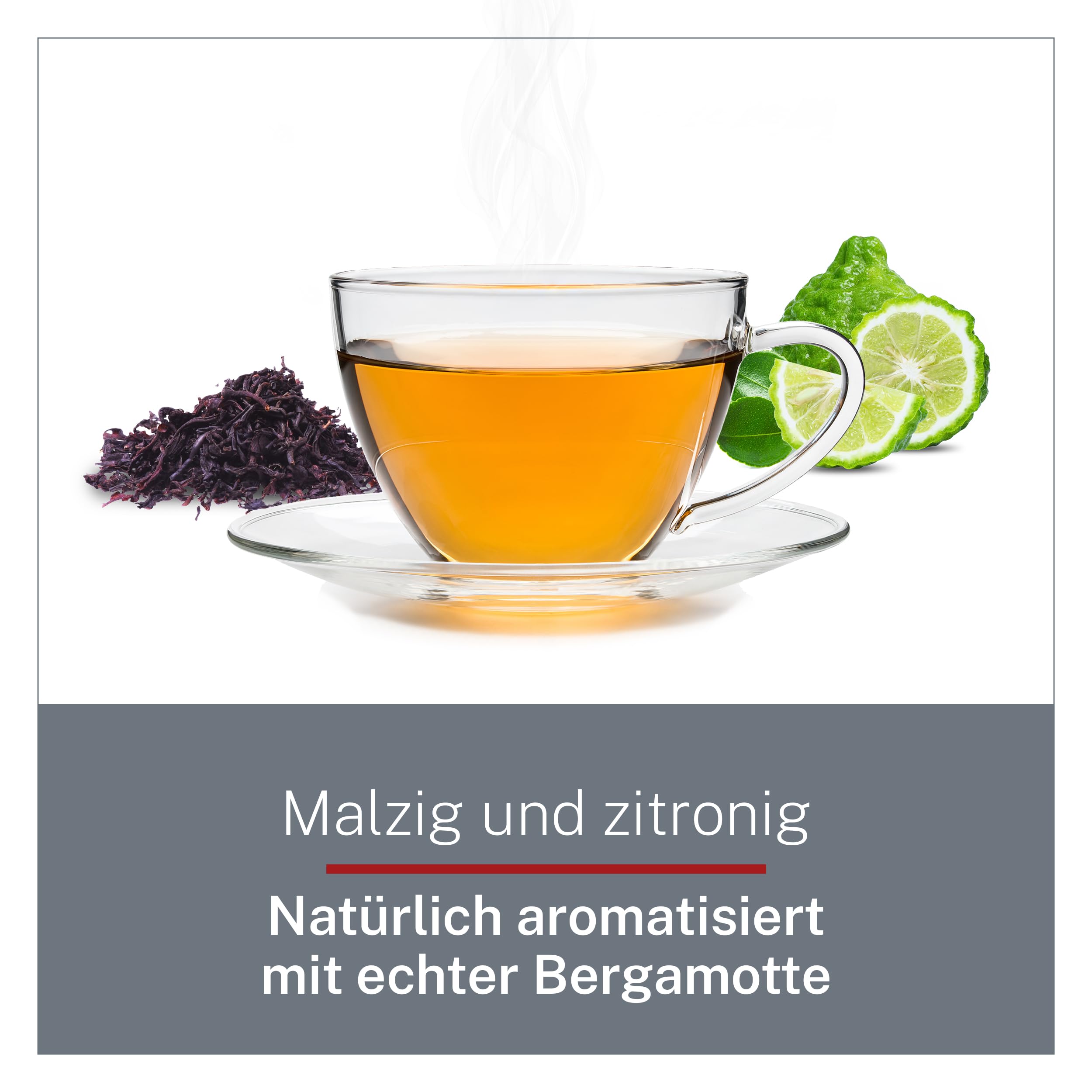 Earl Grey Tee lose 1 kg - Hochwertiger Bergamotte Schwarztee - malzig & zitronig - Schwarzer Tee lose aus ökologischem und fairem Anbau – MyCupOfTea