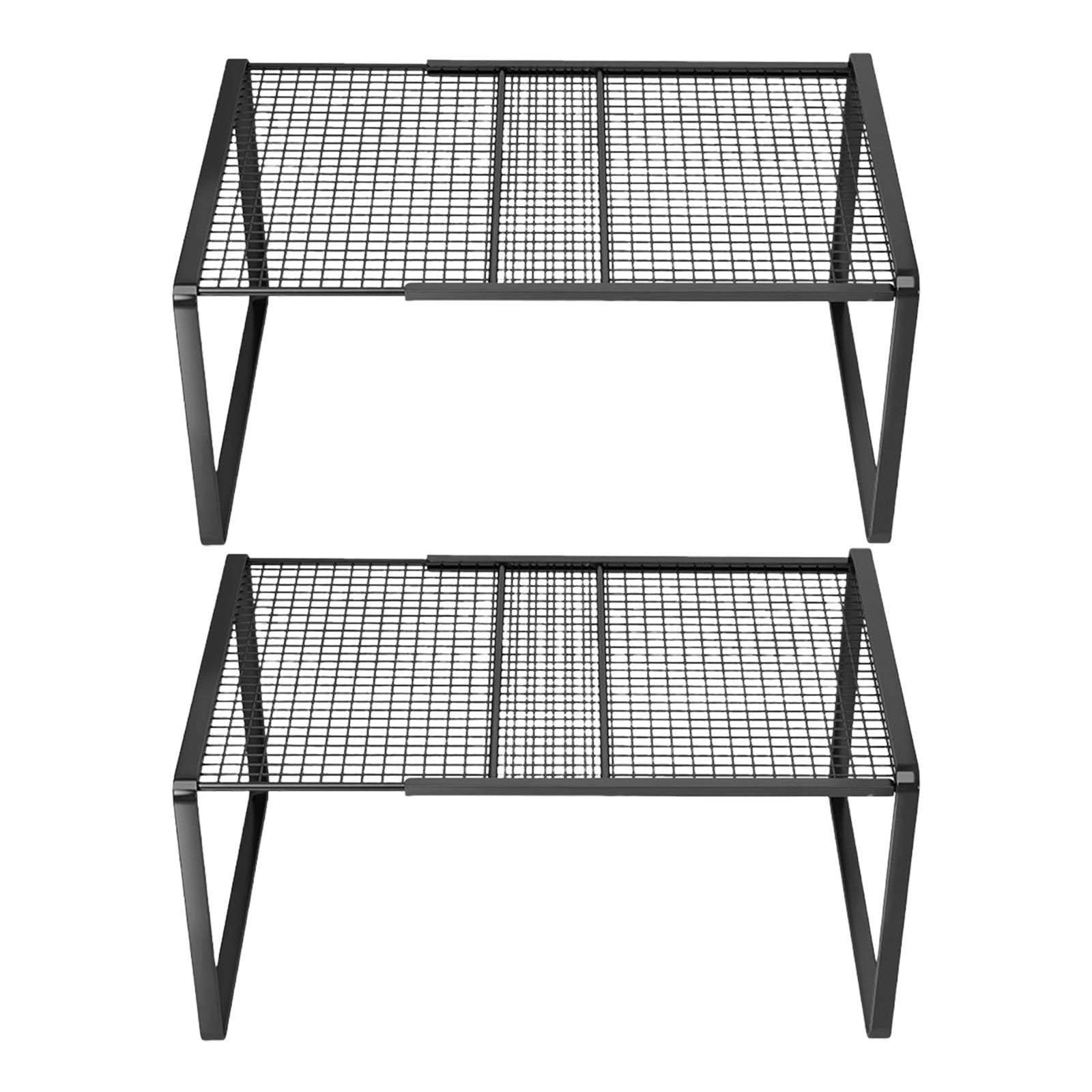 NEWFT Closet Shelf Organizers Practical Metal Storage Rack for Home Wardrobes Space Saving Solution Wardrobes Shelf Organizers