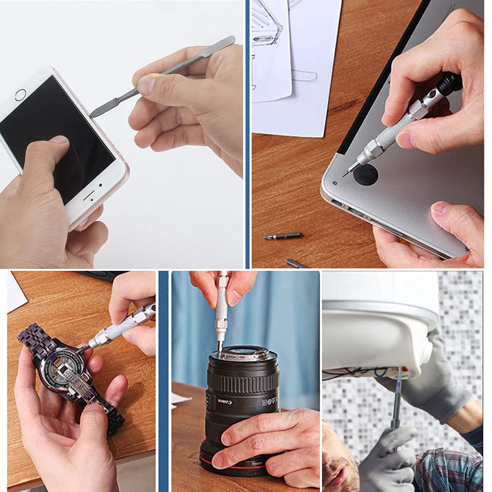 Zestaw precyzyjnych śrubokrętów, miniaturowy magnetyczny zestaw śrubokrętów 50 w 1 Zestaw śrubokrętów Zestaw narzędzi naprawczych do telefonów komórkowych, komputerów, laptopów, zegarków, komputerów