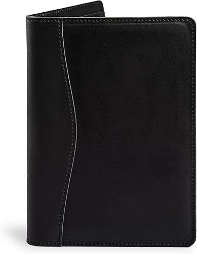 PEGAI Junior Legal Pad Folder Organizer  Portfolio Binder, Resume Interview Document Organizer Folio  Personalized Leather Binder Padfolio with