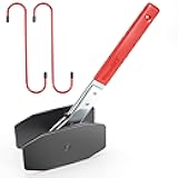 Brake Caliper Compression Tool Kit - Heavy-Duty Caliper Piston Press with 360°Ratchet & Dual Brake Hooks for Car Disc Brake Repair