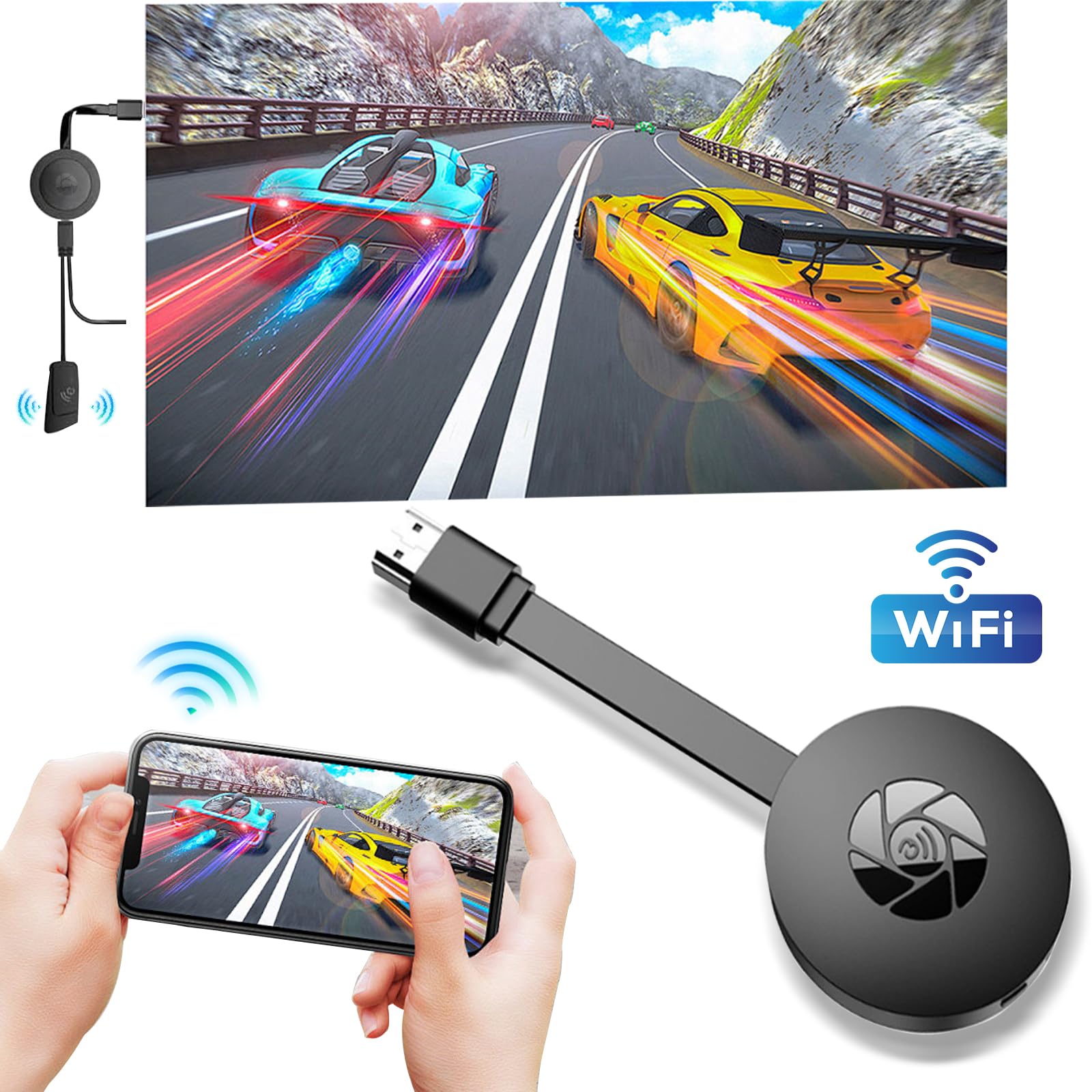 Adattatore HDMI Wireless Miracast/Airplay - Trasmissione Senza Fili 1080P Per TV E Smartphone - Foto 4