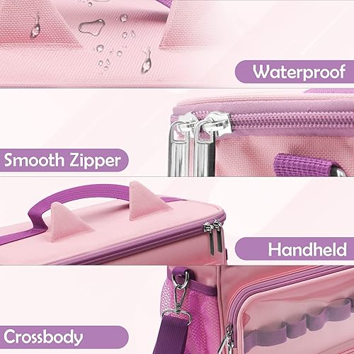 Miniatura 3 de Sun3drucker Carrying Case for Toniebox 2/1,Carrying Travel Bag for Toniebox Starter Set and Tonie Figures, Toniebox 2 Audio Player Bundle Portable