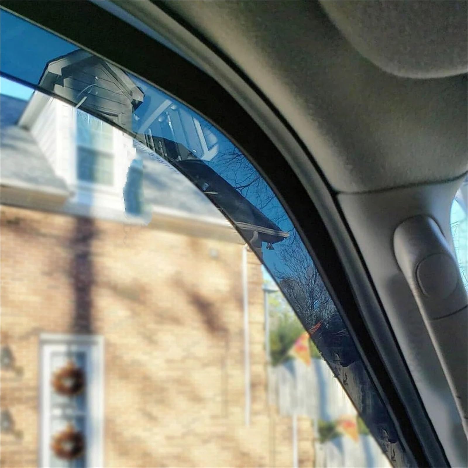 Car Wind Deflector Pasuje do modelu Tesla Y 2019-2023 Stylizacja samochodu Tuning Szeroki zestaw nadwozia 4 szt. Osłony okienne Osłona przeciwwiatrowa