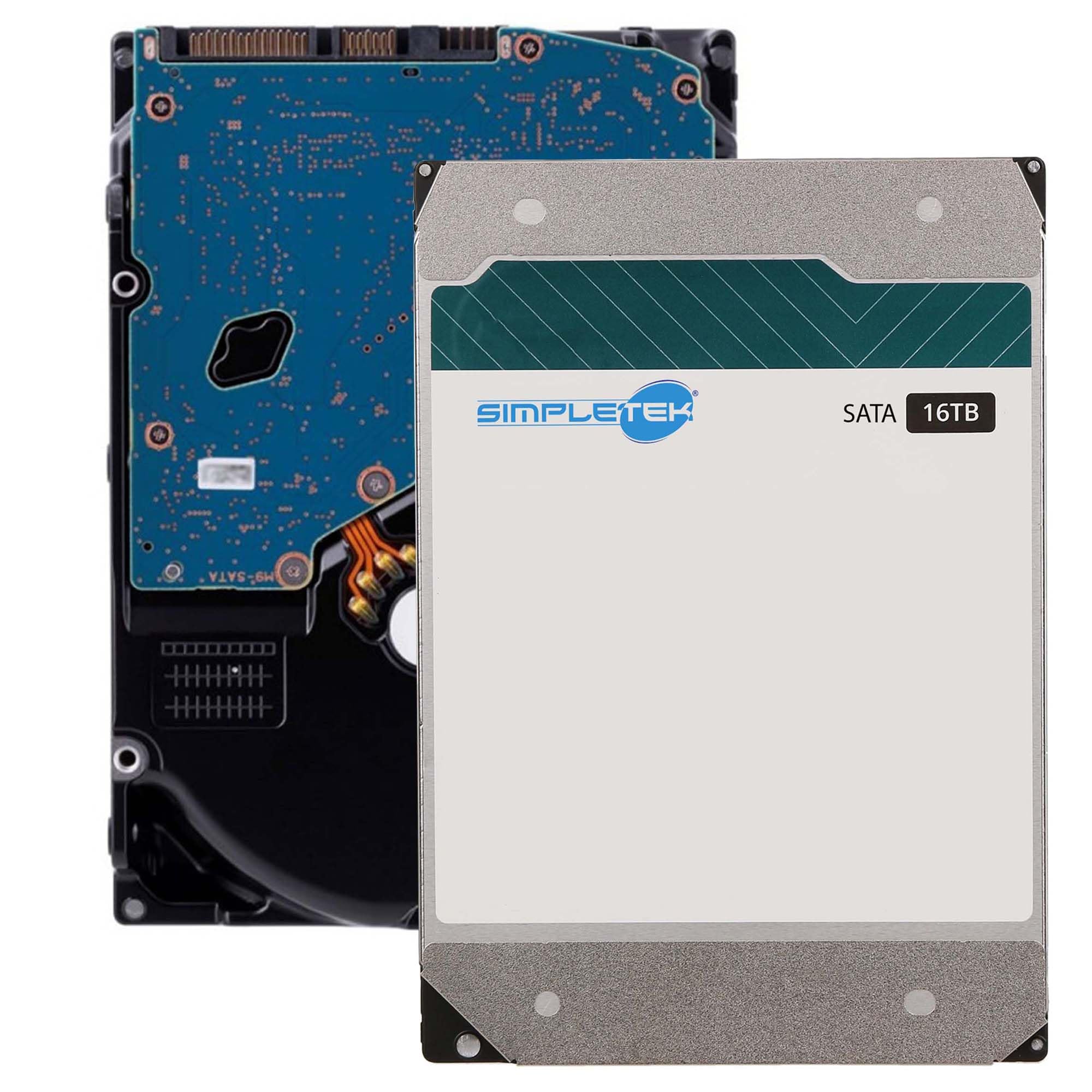 SIMPLETEK - Hard Disk Interno 16TB 3,5" - SATA III 7200rpm - 512MB | Disco rigido HDD ideale per NAS, Server e archiviazione dati
