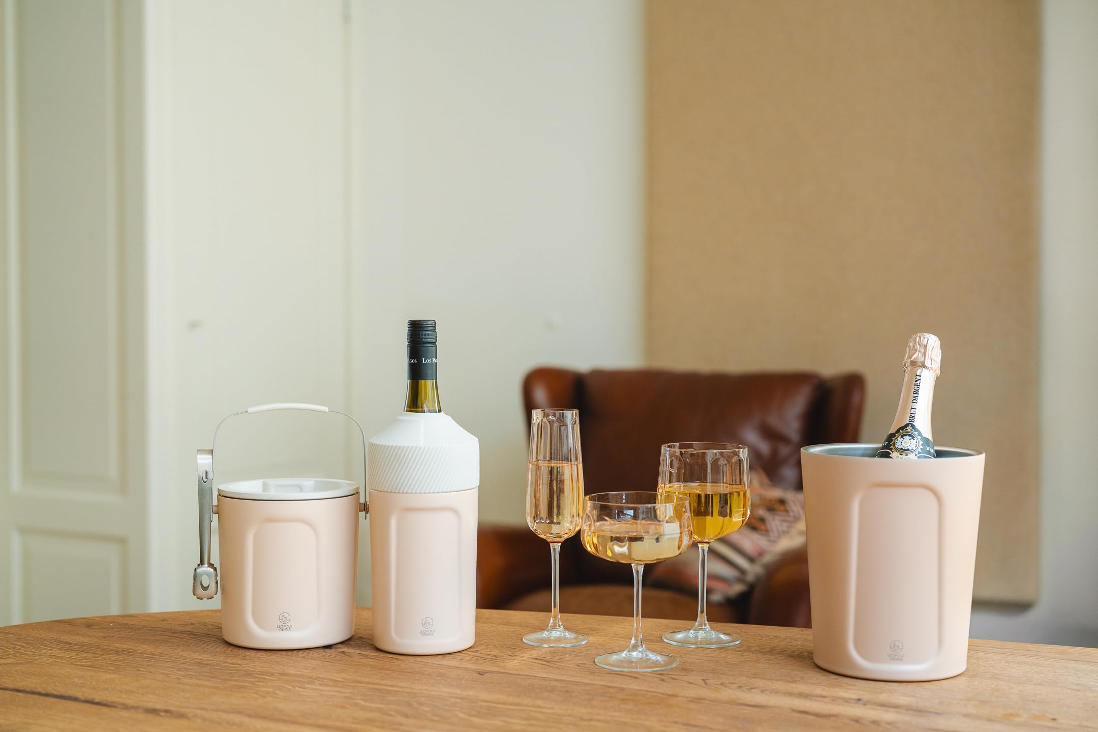 Leopold Vienna - Champagnerkühler doppelwandig Corvina Sand