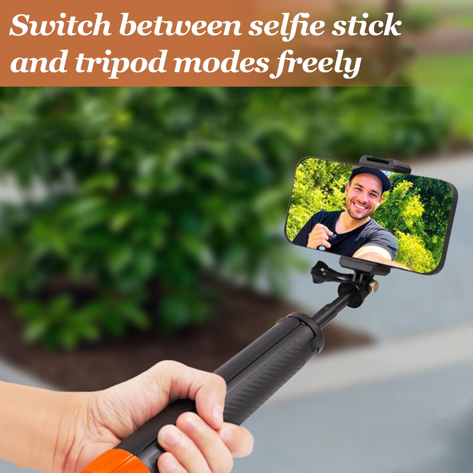 Schwimmender Selfie-Stick 61cm - Wasserdicht Für GoPro, DJI, Insta360 Action Kameras