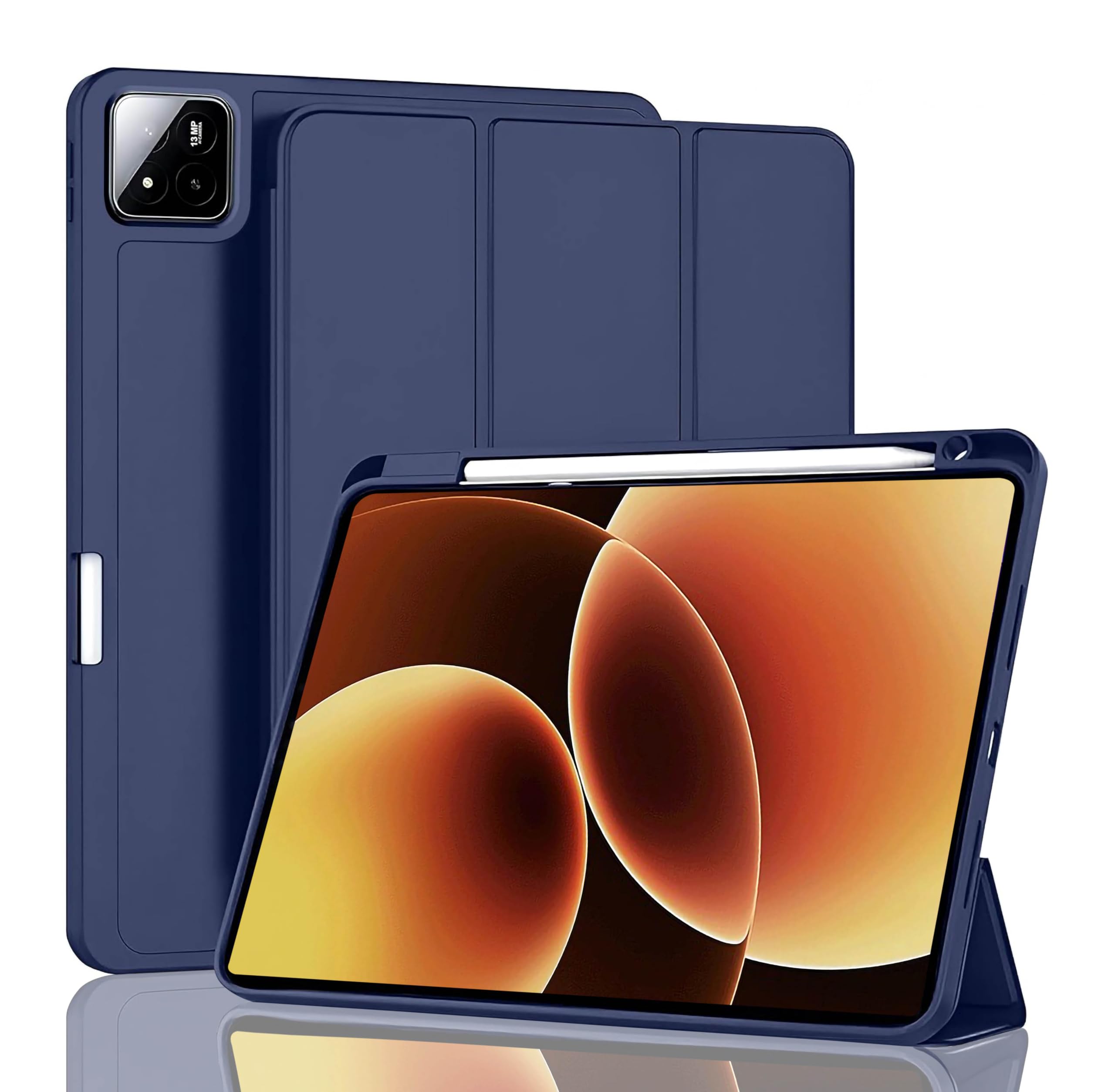 ProElite Cover for Xiaomi Mi Pad 8/Pad 8 Pro 11.2 inch Cover, Soft Flexible Flip Case Cover with Pen Holder for Xiaomi Mi Pad 8/Pad 8 Pro 11.2 inch, Support Auto Sleep Wake, [Recoil Series] - Black — Amazon image 14
