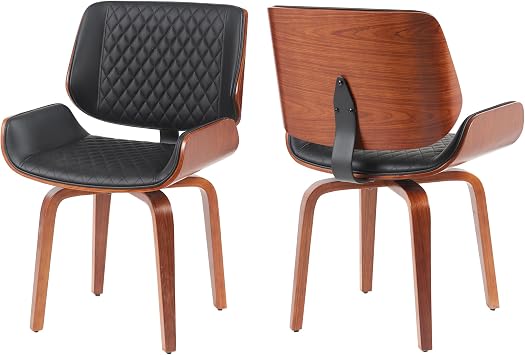 360 Swivel Dining Chairs Set of 2,Black