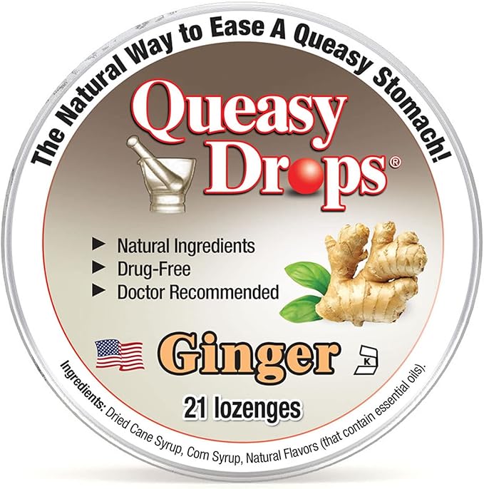 Three Lollies Ginger Queasy Pop Drops Natural Morning Sickness