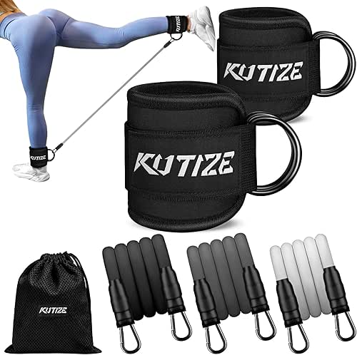 Ankle Resistance Bands with Cuffs for Women & Men -